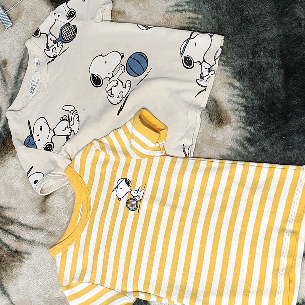 H&M snoopy kids t-shirts